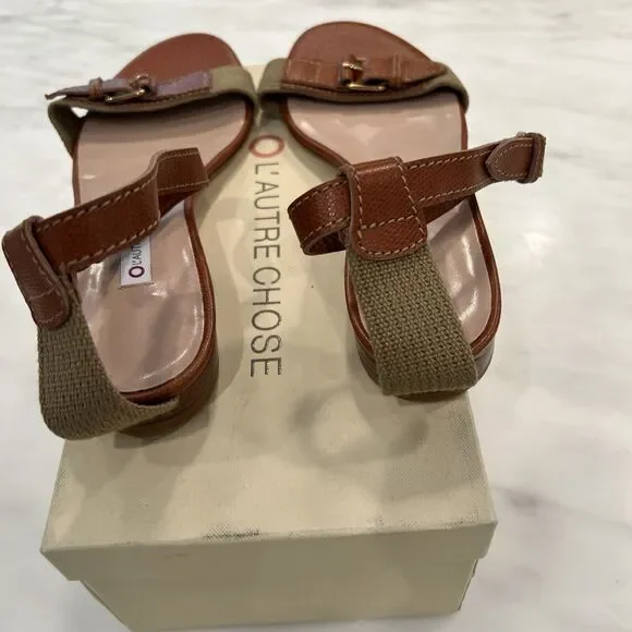 New in Box L'Autre Chose Sandal with ankle strap size 3.9/9.5 - Picture 6 of 7